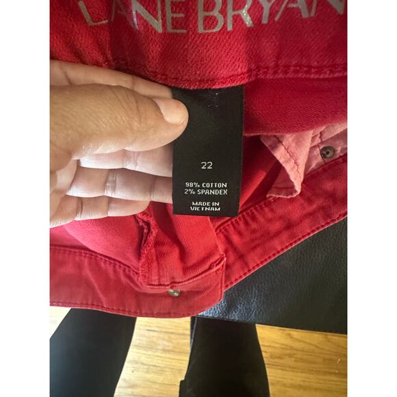 Lane Bryant Red Girlfriend Short Shorts - Picture 8 of 8